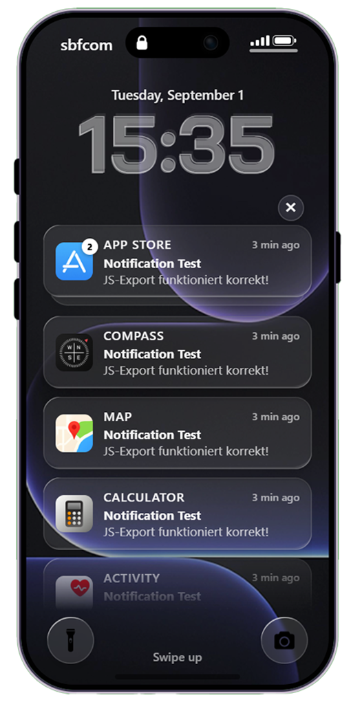 MAX FiveM Phone Script - SBF Phone MAX with 23+ Apps for Roleplay Server - SMS, GPS, Camera, Marketplace - Liquid Glass Design